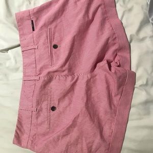 Beautiful red and white pinstripe shorts